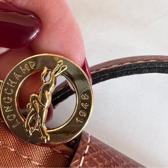 Longchamp Le Pliage Nylon Canvas Cosmetic Case (Mini Purse) Like New Used Once - Picture 6 of 10